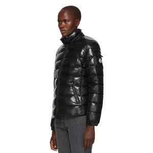 Moncler black bady coat